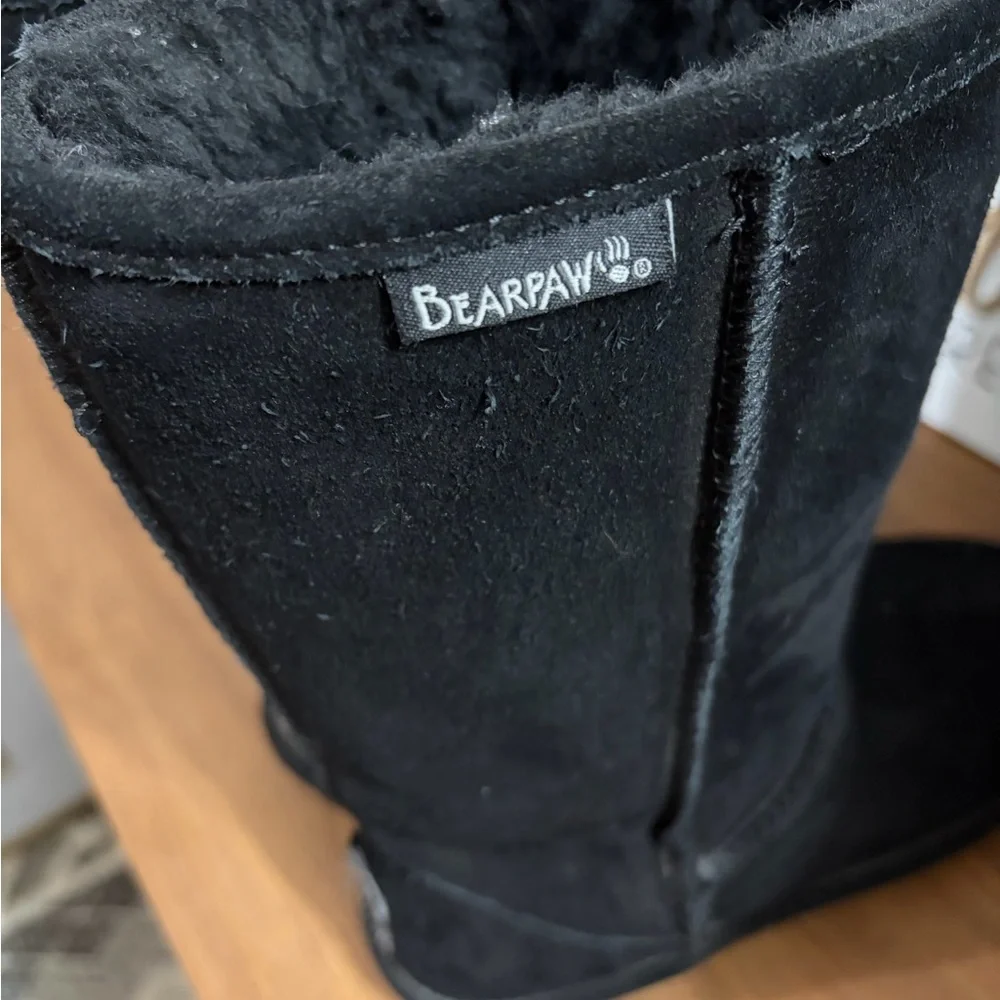 BearPaw Women's Black Winter Boots